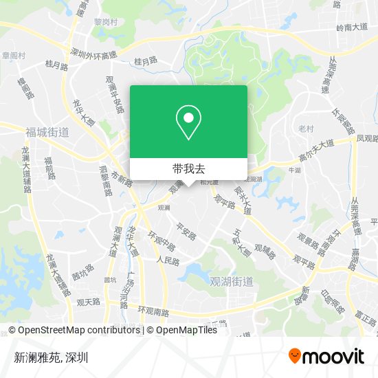 新澜雅苑地图