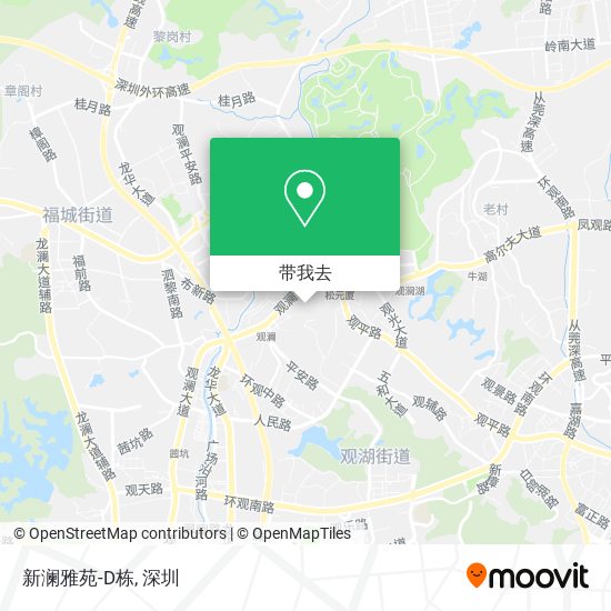 新澜雅苑-D栋地图