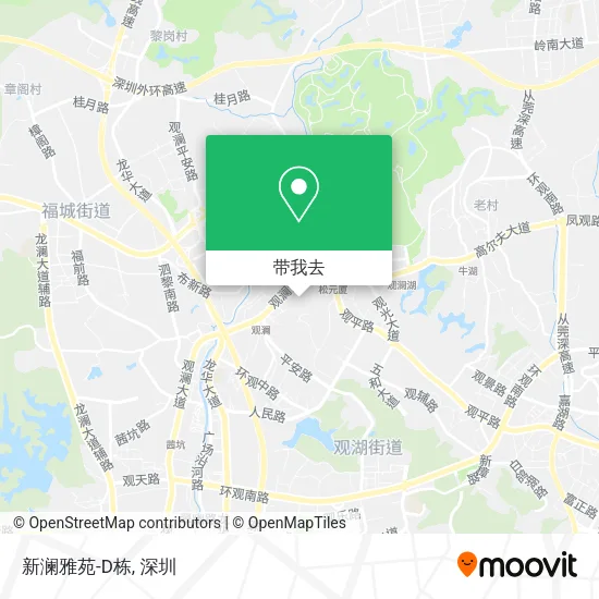 新澜雅苑-D栋地图