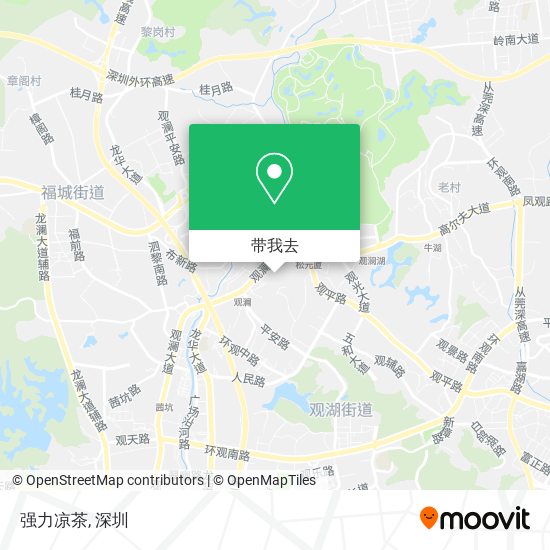 强力凉茶地图