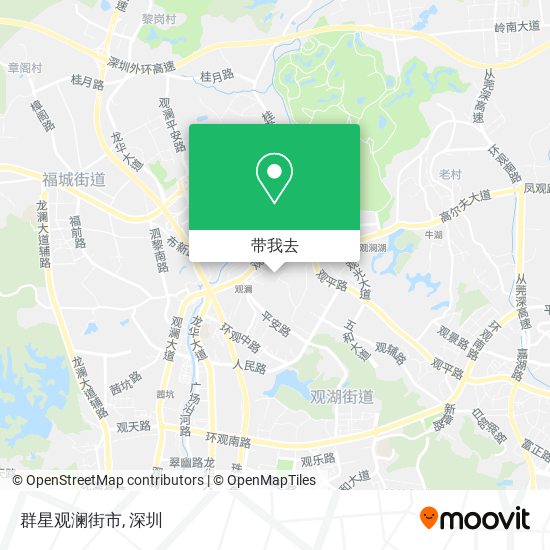 群星观澜街市地图