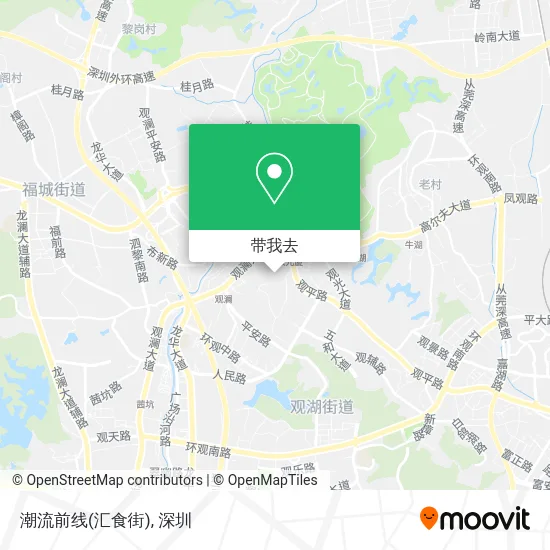 潮流前线(汇食街)地图