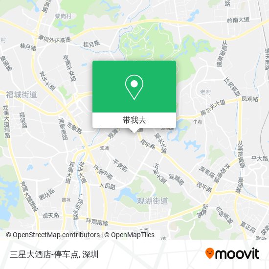 三星大酒店-停车点地图