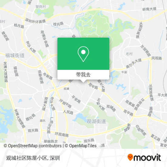 观城社区陈屋小区地图