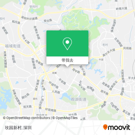 玫园新村地图