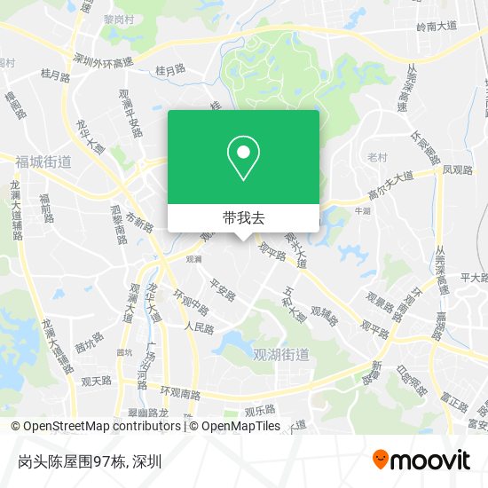 岗头陈屋围97栋地图