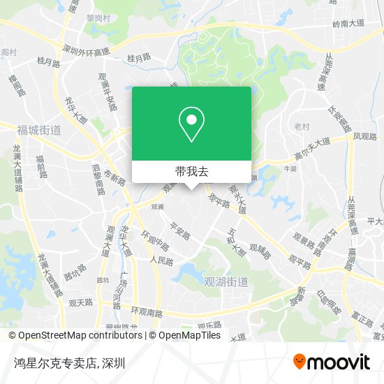 鸿星尔克专卖店地图