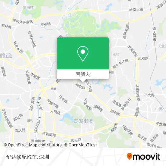 华达修配汽车地图
