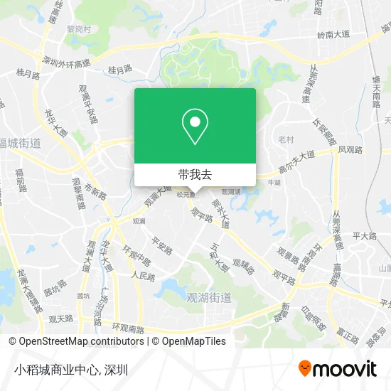 小稻城商业中心地图