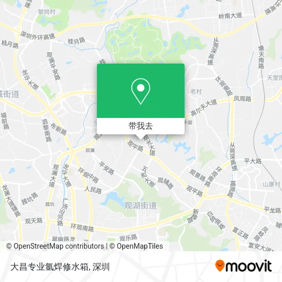 大昌专业氩焊修水箱地图
