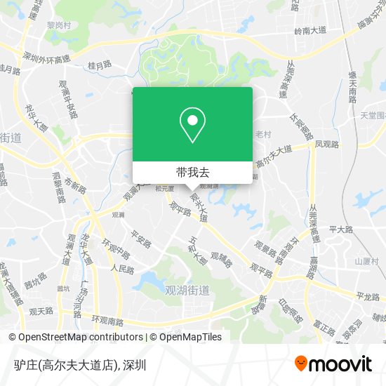 驴庄(高尔夫大道店)地图