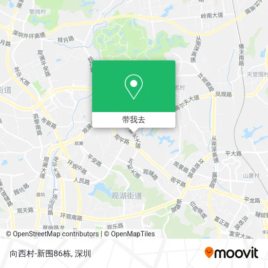 向西村-新围86栋地图