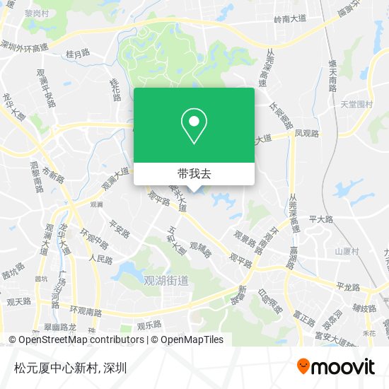 松元厦中心新村地图