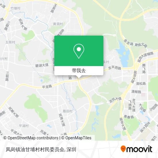 凤岗镇油甘埔村村民委员会地图