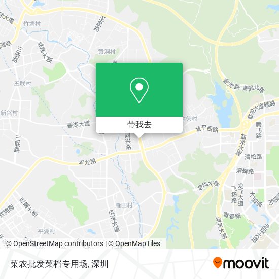 菜农批发菜档专用场地图