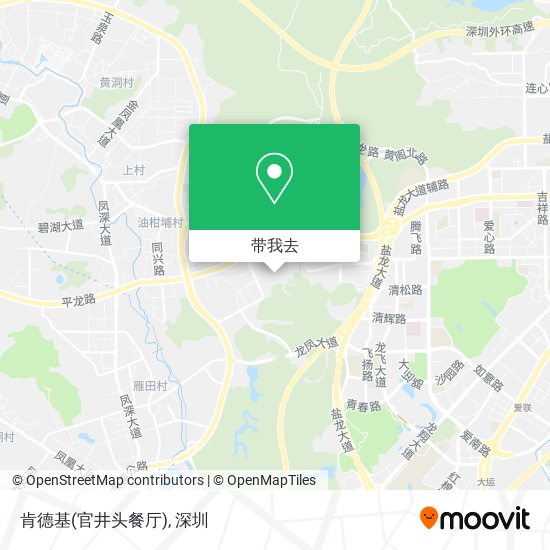 肯德基(官井头餐厅)地图