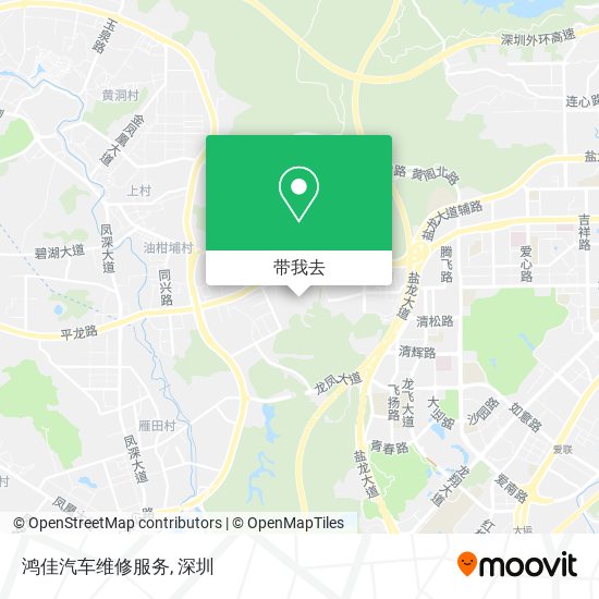 鸿佳汽车维修服务地图