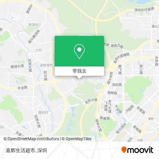 嘉辉生活超市地图