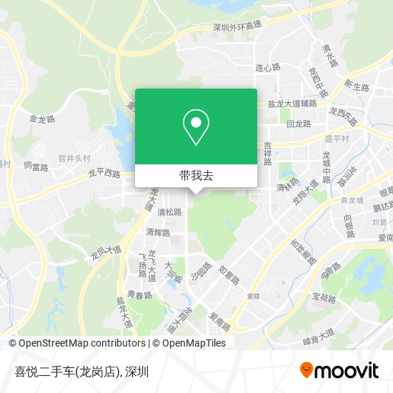 喜悦二手车(龙岗店)地图