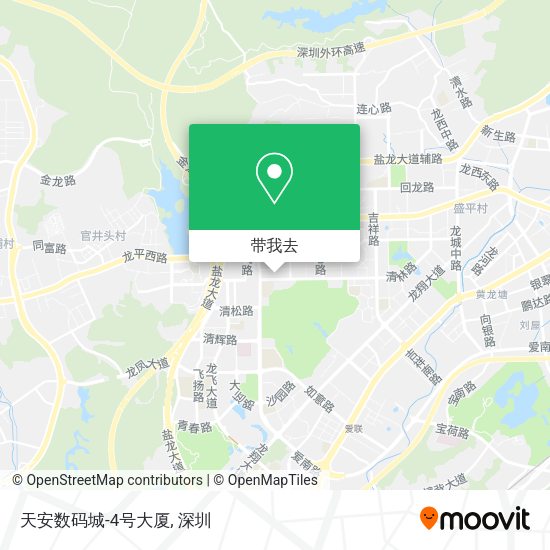 天安数码城-4号大厦地图