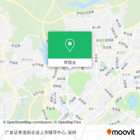 广发证券龙岗企业上市辅导中心地图