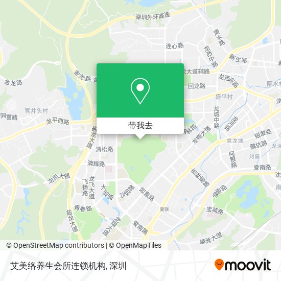艾美络养生会所连锁机构地图