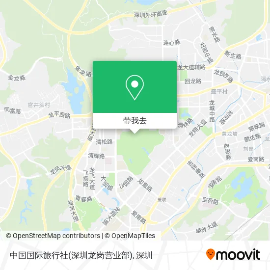 中国国际旅行社(深圳龙岗营业部)地图