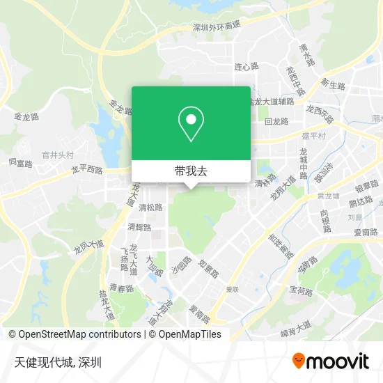 天健现代城地图