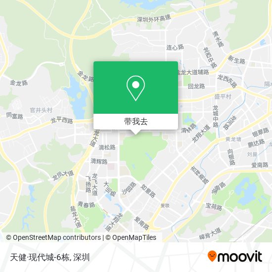 天健·现代城-6栋地图