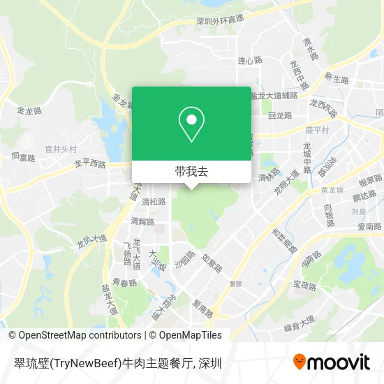 翠琉璧(TryNewBeef)牛肉主题餐厅地图