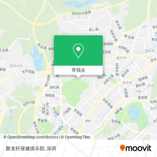 聚龙轩保健俱乐部地图