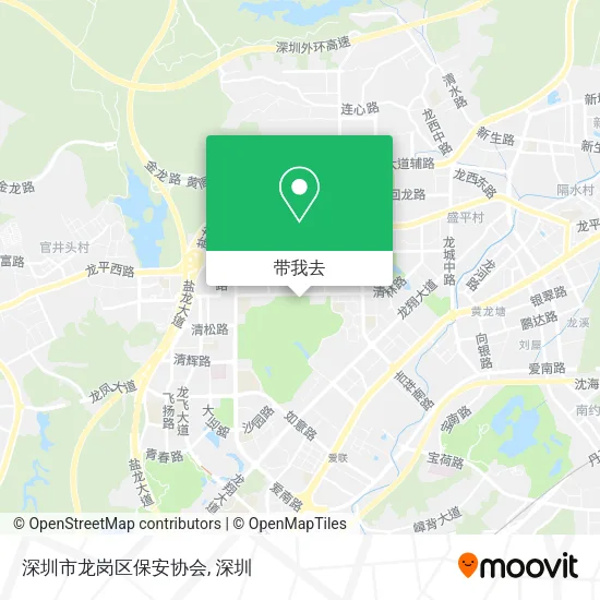 深圳市龙岗区保安协会地图