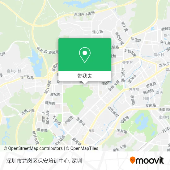 深圳市龙岗区保安培训中心地图