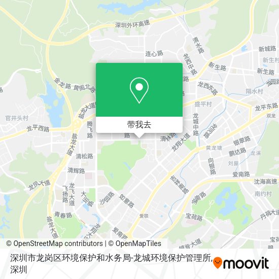 深圳市龙岗区环境保护和水务局-龙城环境保护管理所地图