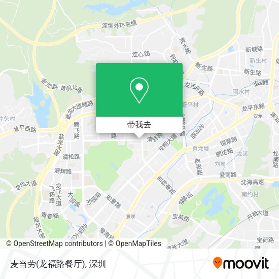 麦当劳(龙福路餐厅)地图