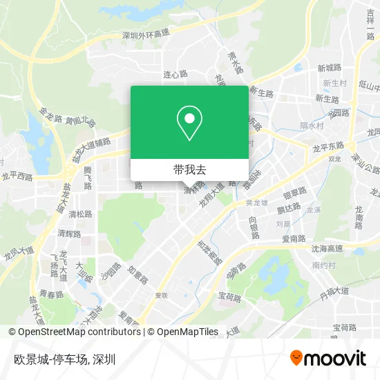 欧景城-停车场地图