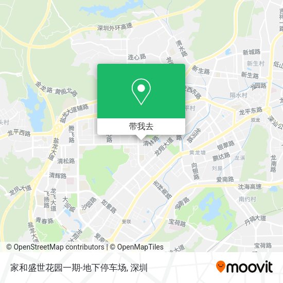 家和盛世花园一期-地下停车场地图