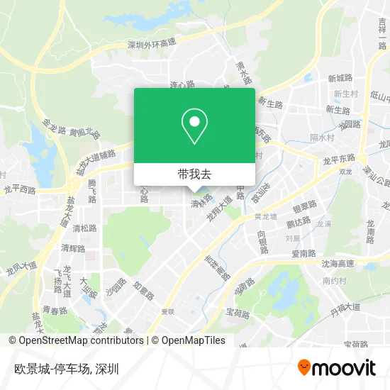 欧景城-停车场地图