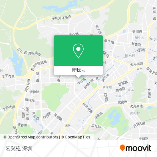 宏兴苑地图