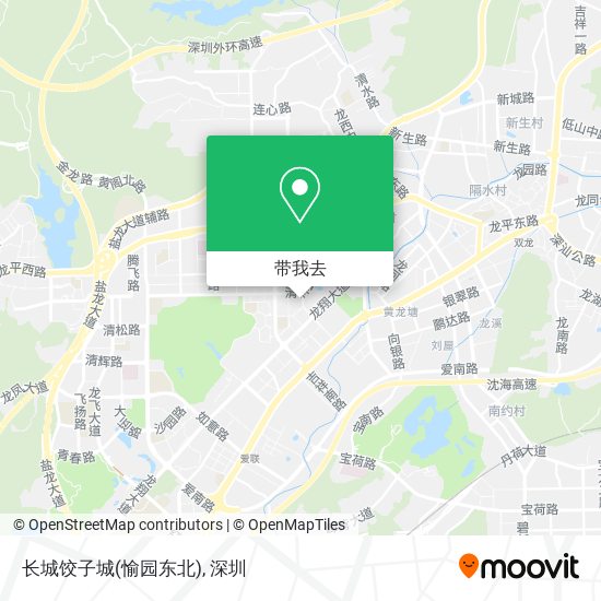 长城饺子城(愉园东北)地图