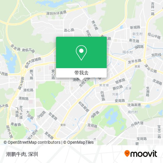 潮鹏牛肉地图