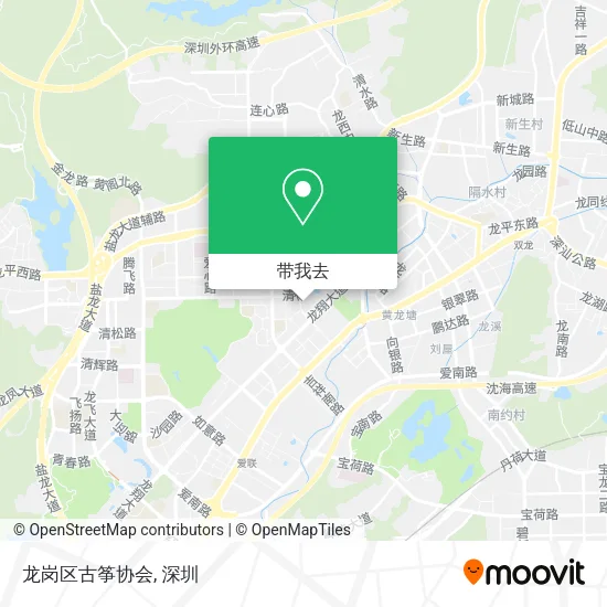 龙岗区古筝协会地图