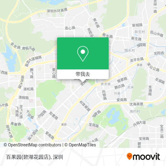 百果园(碧湖花园店)地图