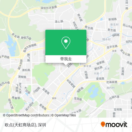 欧点(天虹商场店)地图