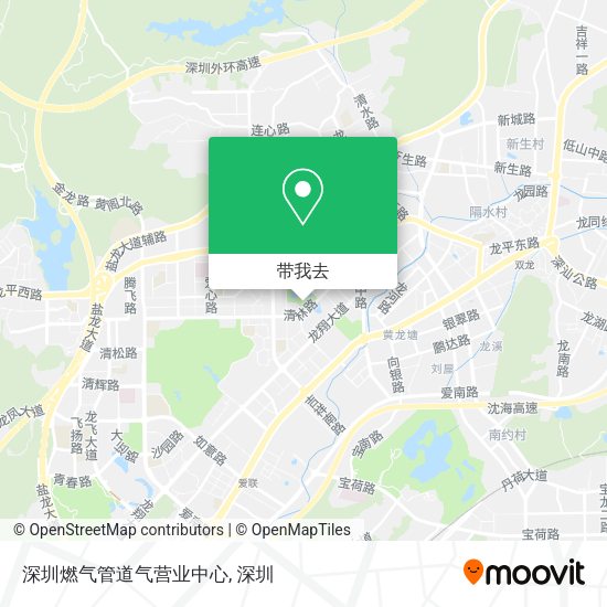 深圳燃气管道气营业中心地图