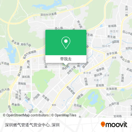 深圳燃气管道气营业中心地图