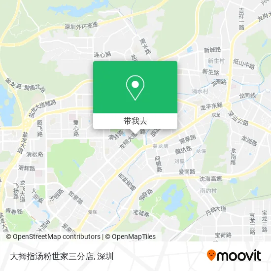 大拇指汤粉世家三分店地图