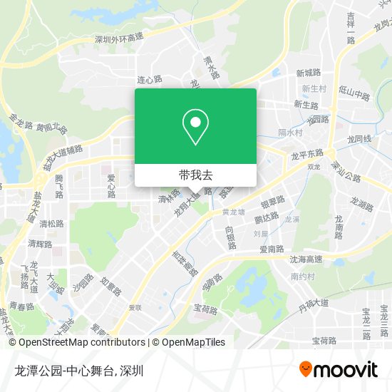 龙潭公园-中心舞台地图