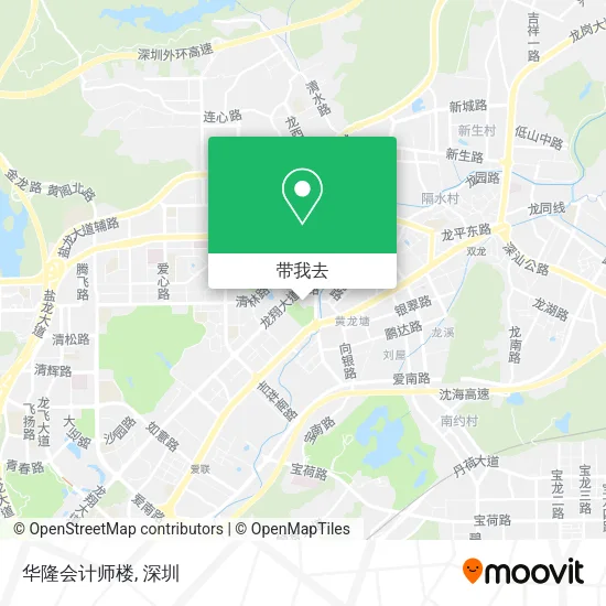 华隆会计师楼地图