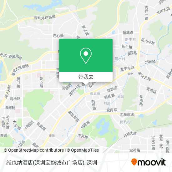 维也纳酒店(深圳宝能城市广场店)地图